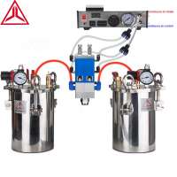 AB glue dispenser, manual pressure barrel dispensing machine, semi-automatic glue filling machine